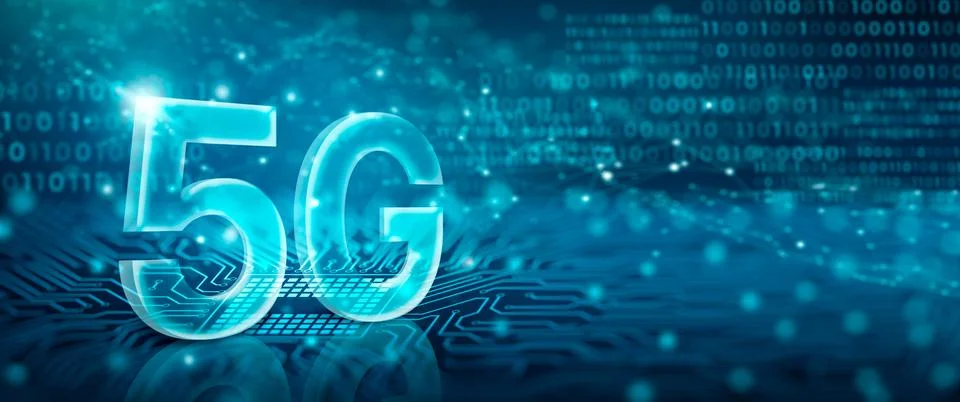 Wireless Network Communication Concept. 3D Rendering. Stock Illustration