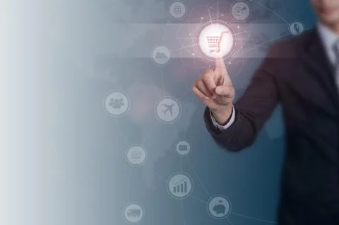 Wireless network concept. Stock Photos