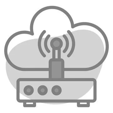 Wireless network Icon. User interface Vector Illustration, As a Simple Vect.. Stock Illustration