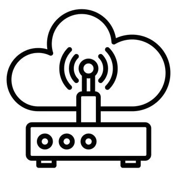 Wireless network Icon. User interface Vector Illustration, As a Simple Vect.. Stock Illustration