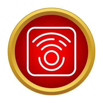 Wireless network signal icon connecting online communication イラスト素材
