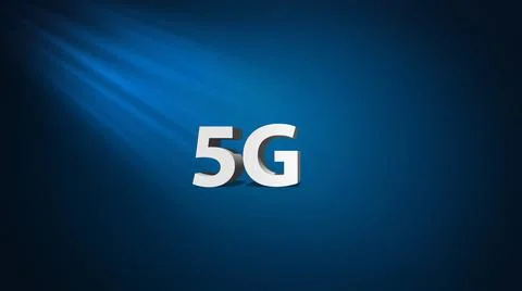 Wireless network speed evolution 5G concept Illustrazione stock