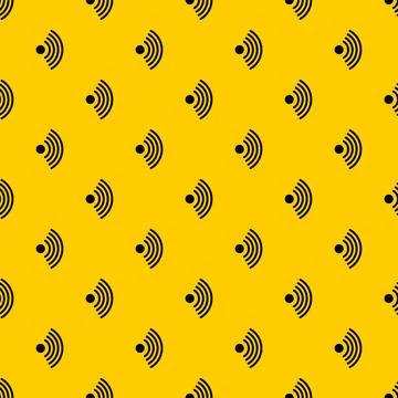 Wireless network symbol pattern イラスト素材