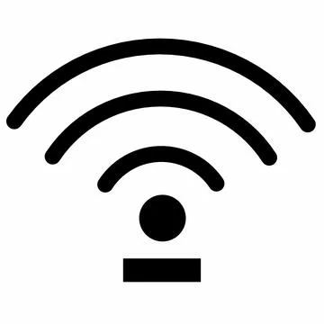 Wireless network wifi icon Stock Illustration