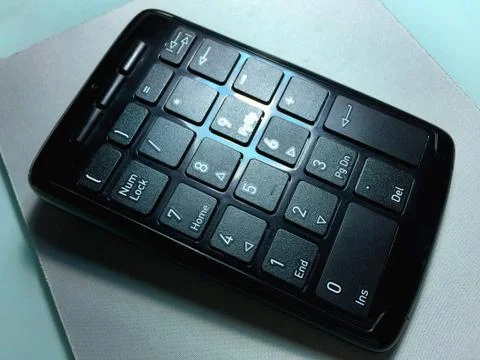 Wireless Numeric Keypad Foto stock