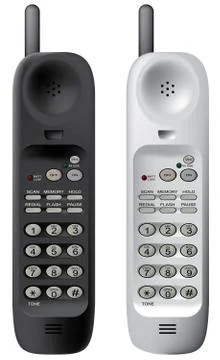 Wireless phone. Stock Illustration