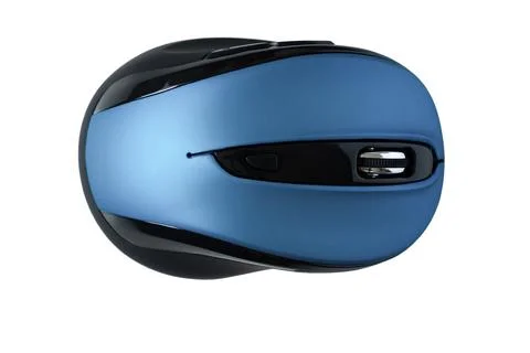 Wireless portable device on a white background, isolated. Computer mouse. Dev Stock Photos