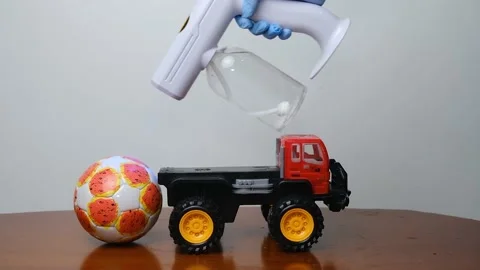 Wireless rechargeable nano blue ray atomizer spray gun Stock Footage 158857589