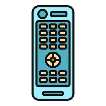 Wireless remote control device for electronic technology イラスト素材