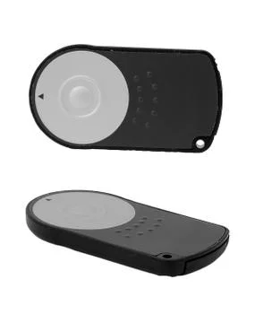 Wireless remote control for dslr camera Stock Photos