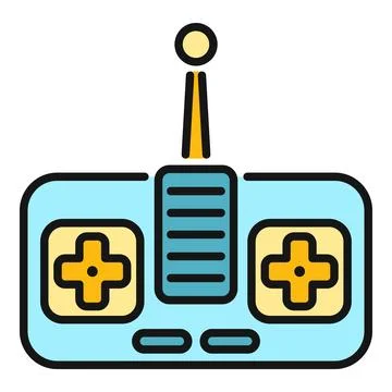 Wireless remote controller for toys and drones Illustrazione stock