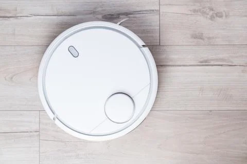 Wireless robot vacuum cleaner Foto stock