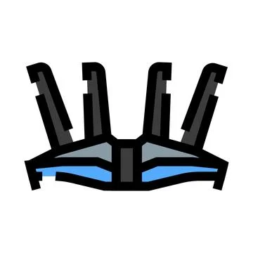 Wireless router delivering internet connection and network signal Stock Illustration