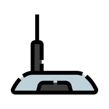 Wireless router device transmitting data internet connection Stock Illustration