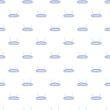Wireless router devices seamless repeating network pattern イラスト素材