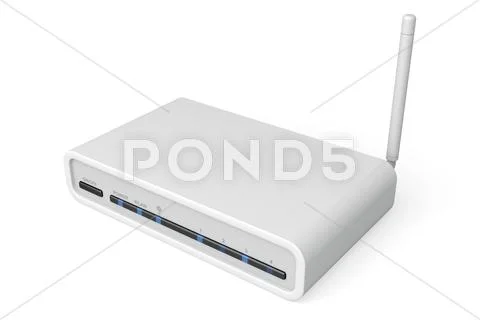 Wireless router Stock Illustration