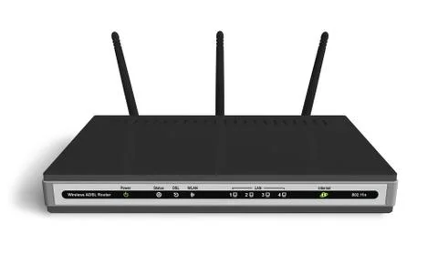 Wireless router Illustrazione stock
