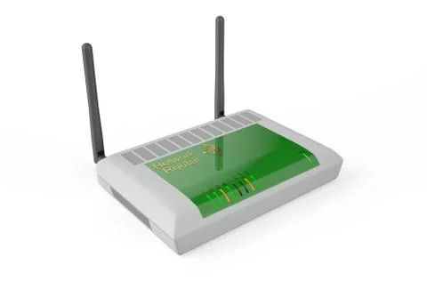 Wireless router Stock Illustration