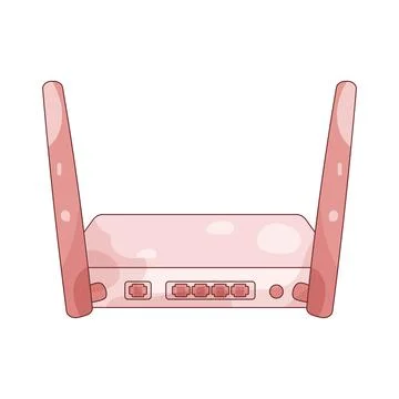 Wireless router Ilustración de archivo
