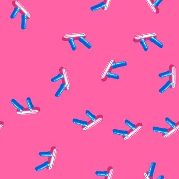 Wireless router industry 3 isometric icon seamless pattern 스톡 일러스트