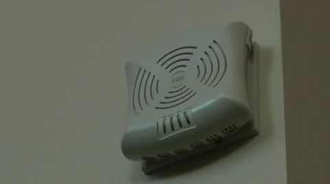 Wireless Router Mounted on Wall 스톡 동영상 11520608