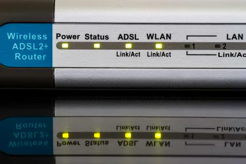 Wireless router Stock Photos