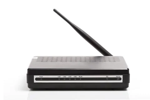 Wireless router Stock Photos