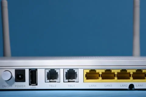 Wireless router Stock Photos