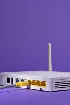 Wireless router Stock Photos