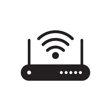 Wireless router repeater icon vector for graphic design, logo, web site, soci Stock-Illustration