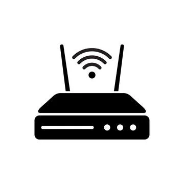 Wireless router repeater icon vector for graphic design, logo, web site, soci Stock Illustration