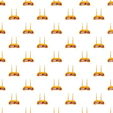 Wireless router repeating pattern for internet connectivity concept Stock-Illustration