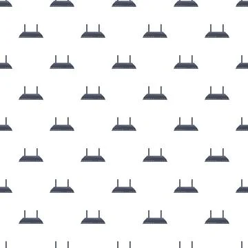 Wireless router seamless pattern creating a technology background イラスト素材