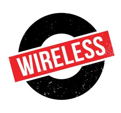 Wireless rubber stamp Stock Illustration