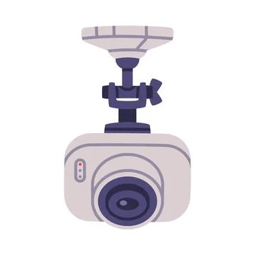 Wireless Security Camera as Closed-circuit Television Transmitting Video and 스톡 일러스트