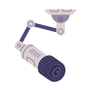 Wireless Security Camera as Closed-circuit Television Transmitting Video and 스톡 일러스트