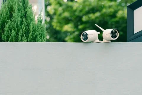 Wireless  security camera for obseve any events. Stock Photos