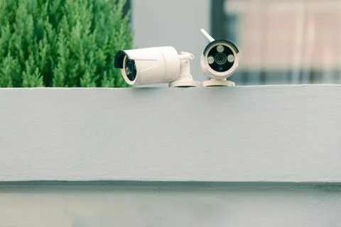Wireless  security camera for obseve any events. Stock Photos