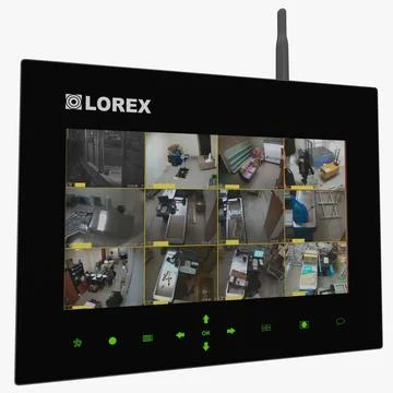 Lorex security camera cheap with monitor