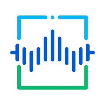 Wireless Sensor Voice Control Icon Vector Illustration Stock Illustration