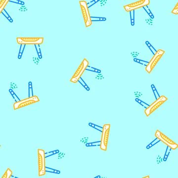 Wireless setup repair computer vector seamless pattern イラスト素材