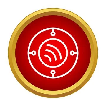 Wireless signal icon transmitting data connection 스톡 일러스트