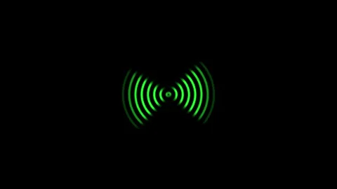 Wireless signal icon, WIFI icon animated video Stock Footage 295031978