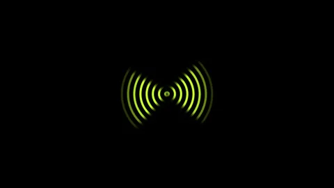 Wireless signal icon, WIFI icon animated video Stock Footage 295031982
