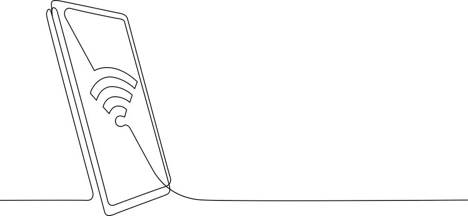 Wireless signal indicator Vector Stock Illustration