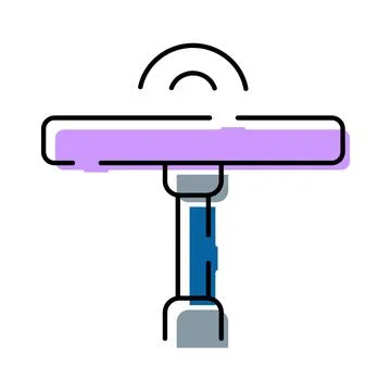 Wireless signal transmitter device sending data connection Stock Illustration