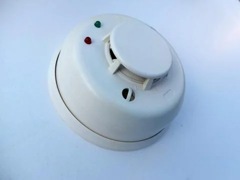 Wireless Smoke Detector Fotos Stock