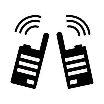 Wireless speaker, stereo. High quality black style vector icons Stock Illustration