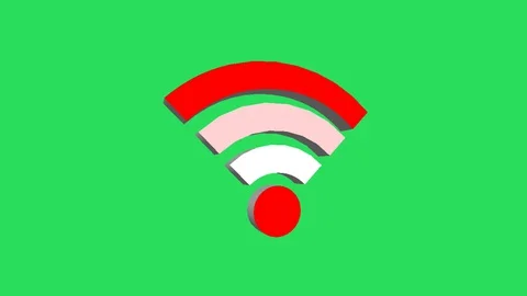 Wireless symbol Stock Footage 128625883