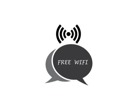 Wireless symbol illustration Stock Illustration